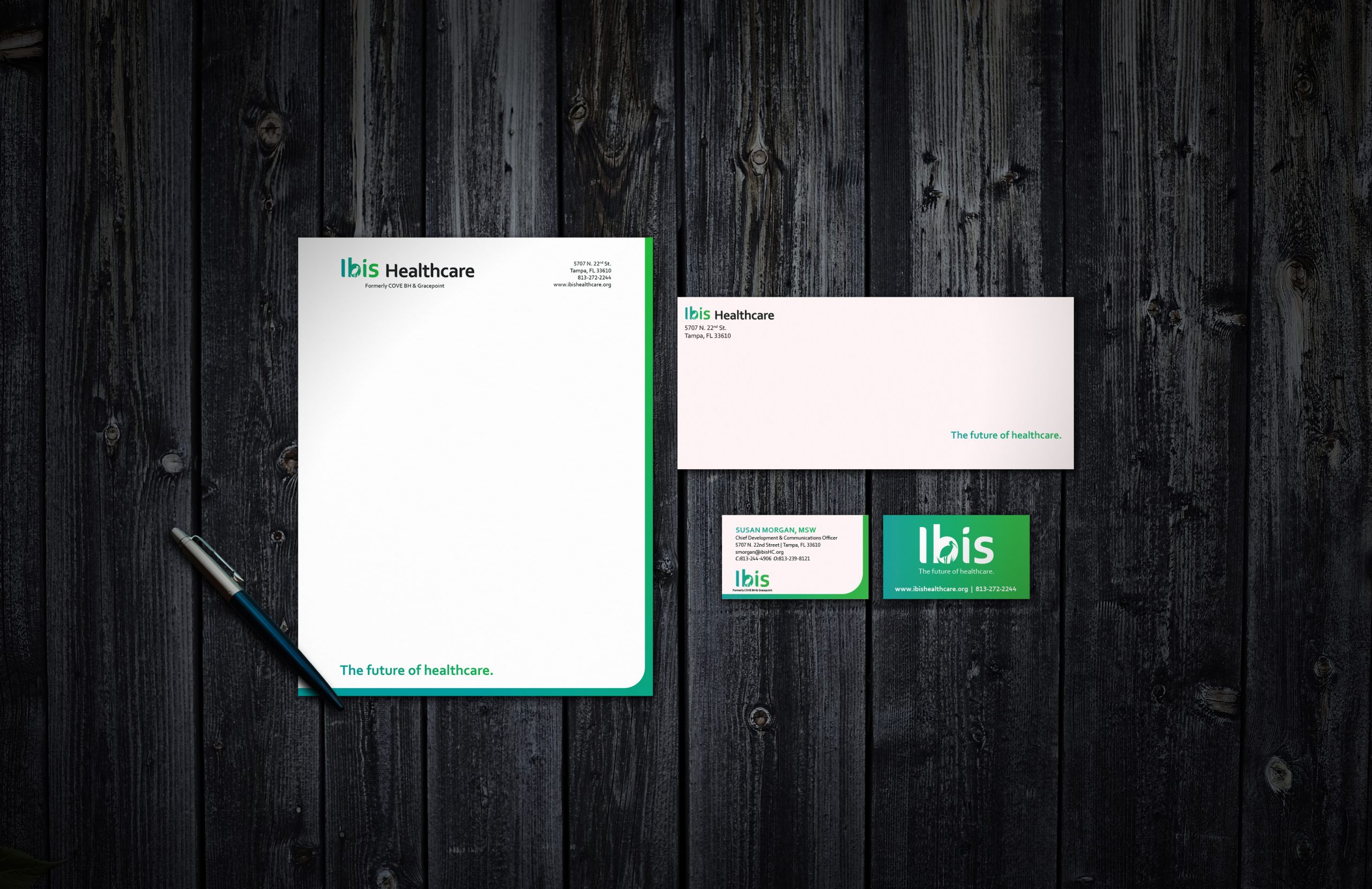 photo of the Ibis healthcare stationary system, demonstrating their new brand in action