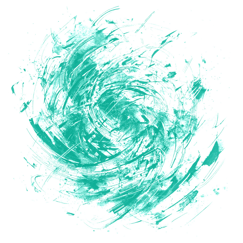 abstract ink splotch