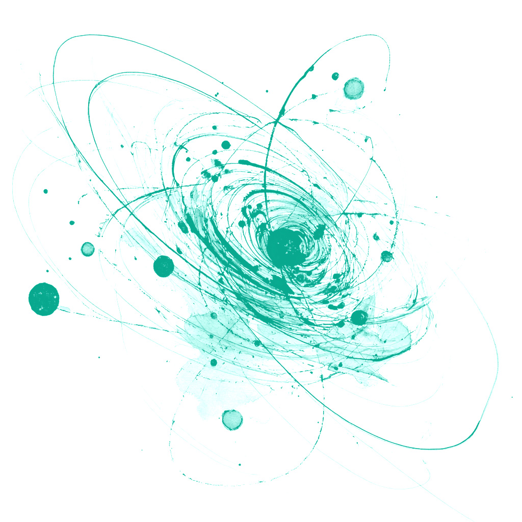 abstract ink splotch