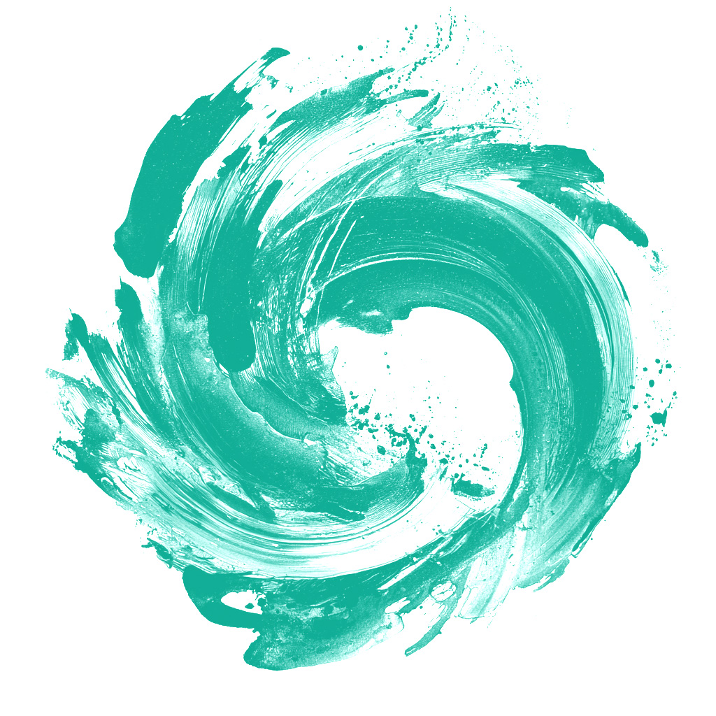 abstract ink splotch